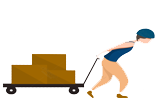 Hand Truck Icon